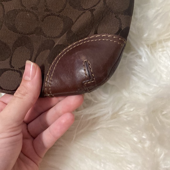 Coach brown bag with satchel authentic - Picture 4 of 6